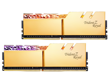 رم کامپیوتر RAM جی اسکیل دو کاناله مدل Trident Z Royal RG DDR4 4000MHz CL18 Dual ظرفیت 64 گیگابایت